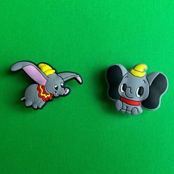 Dumbo Disney Crocs Shoe Charms Set of 2 - jibbitz Charms - Picture 1 of 3